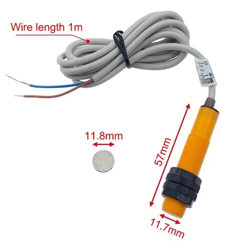 مفتاح القرب المغناطيسي، مفتوح عادة بسلكين للعد الاستقرائي SJM12-10D1، قطعة واحدة in Kuwait