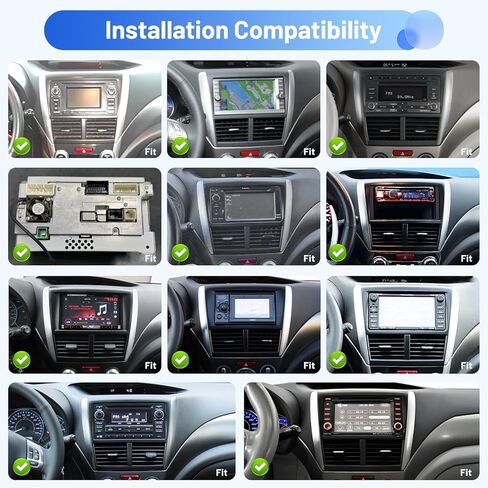 راديو ترقية ستيريو للسيارة 8-Core 4+64G Android 13 لسيارة Toyota RAV4 2006-2012، شاشة لمس عالية الدقة 10.1 بوصة مع CarPlay اللاسلكي وAndroid Auto، كاميرا احتياطية AHD، وصلة مرآة، ملاحة GPS in Kuwait