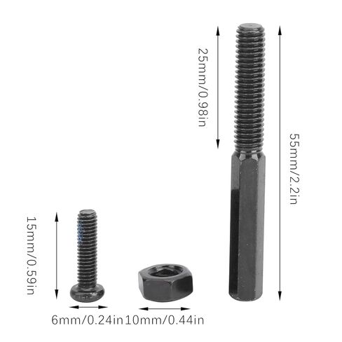 برغي قفل العمود، طقم براغي قفل من الفولاذ الكربوني، 6 قطع أجهزة قابلة للطي للسكوتر الكهربائي، استبدال براغي قطع الغيار للسكوتر الكهربائي Max G30 in Kuwait