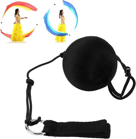 حجاب الرقص الحريري Poi، قطعتان من كرة سلسلة Poi Poi للرقص الشرقي Poi Streamer كرة رمي للبالغين دعائم المسرح لأداء الرقص الشرقي in Saudi Arabia