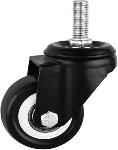 4 أجزاء/وحدة 1.5 بوصة برغي مزدوج تحمل عجلة عالمية M8x25 أرجل قطع الأثاث الصامتة in Kuwait