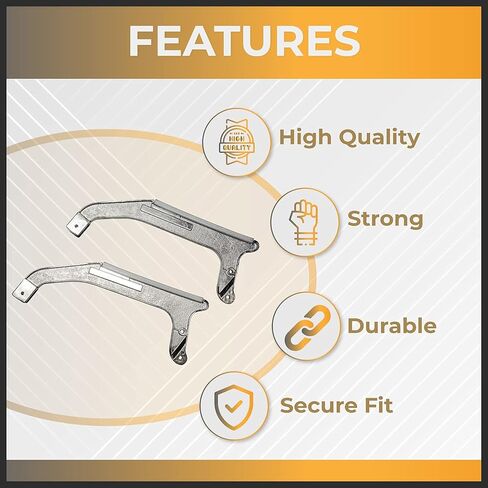 Stair Climber Cart Kit - for 2 Wheel Stair Climbing Hand Trucks - Easily Move Hand Cart Over Stairs and Curbs - Aluminum Polymer Slide Bars -Compatible with 8" and 10" Wheels in Kuwait