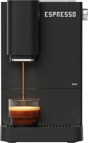 Terra Kaffe Demi Compact Fully Automatic Espresso Machine - Roaster-Approved Espresso Settings - Barista-Level Quality with Built-In Grinder - Coffee Machine - Slate in Saudi Arabia