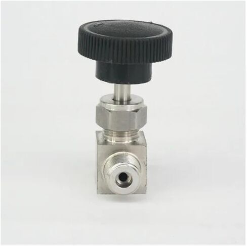 1PCS 1/4" NPT Female to Male Valve 304 Stainless Steel Flow Control in Kuwait