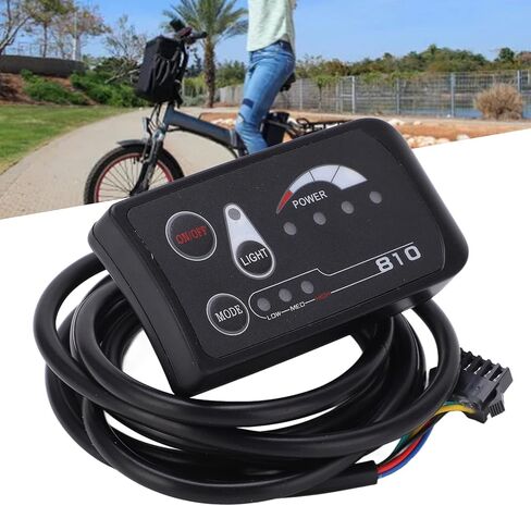LED S810 Electric Display, Black Plastic LED Display Control Panel 36V 48V S810 LED Display Meter for Electric 5 Pin Ordinary Interface Modification Accessories in Saudi Arabia