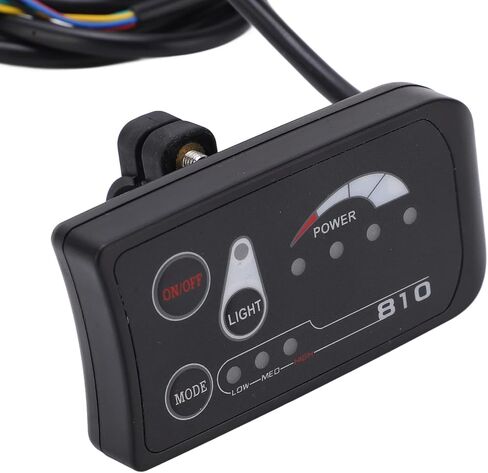 LED S810 Electric Display, Black Plastic LED Display Control Panel 36V 48V S810 LED Display Meter for Electric 5 Pin Ordinary Interface Modification Accessories in Saudi Arabia