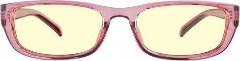 GUNNAR Womens Computer Glasses - Elin Plum Crystal Amber Lens - Blue Light Blocking Anti Glare in Saudi Arabia