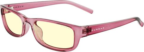 GUNNAR Womens Computer Glasses - Elin Plum Crystal Amber Lens - Blue Light Blocking Anti Glare in Saudi Arabia