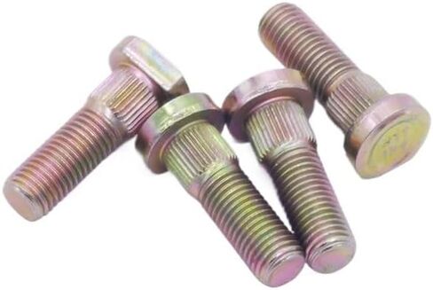 M10x1.25x32mm عجلة حافة المحور مسمار البراغي 4 قطعة متوافق مع ATV عربات التي تجرها الدواب دراجة رباعية الذهاب كارت الملحقات in Kuwait