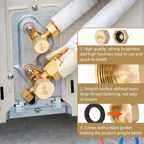 cobee Garden Hose End Caps, Brass Plug Radiator Valve Caps, Brass Garden Hose Cap with Washers Female End Cap for Washing Machine Radiator Valve Faucets Tap in Saudi Arabia