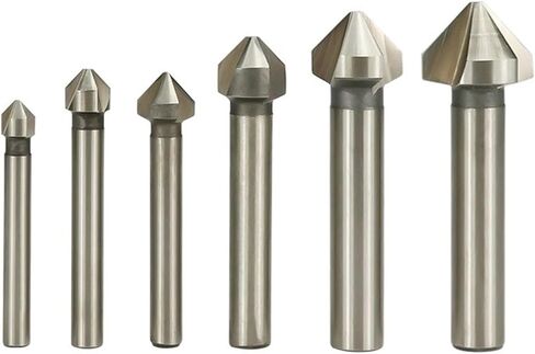 6 قطعة مثقاب مثقاب مجموعة 90 درجة 3 فلوت الشطب القاطع نهاية مطحنة أداة 6.3-20.5 مللي متر HSS مثقاب مثقاب مجموعة لأدوات آلة الخشب المعدنية in Kuwait