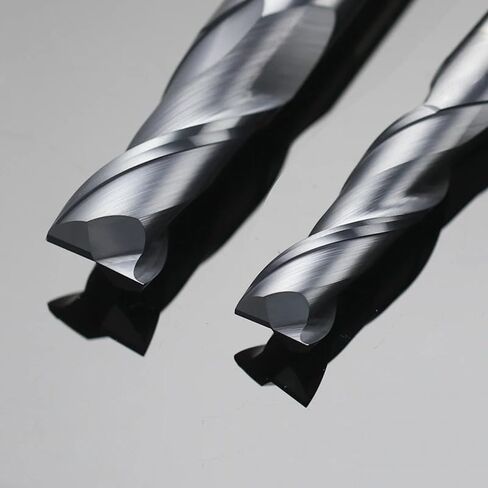 1pcs Carbide Flat Nose End Mill Cutter CNC Router Bits HRC 55 2-Flute Square Nose Carbide End Mill 4-12mm Shank CNC Cutting Tool(D6.0xD6x30x100L) in Saudi Arabia