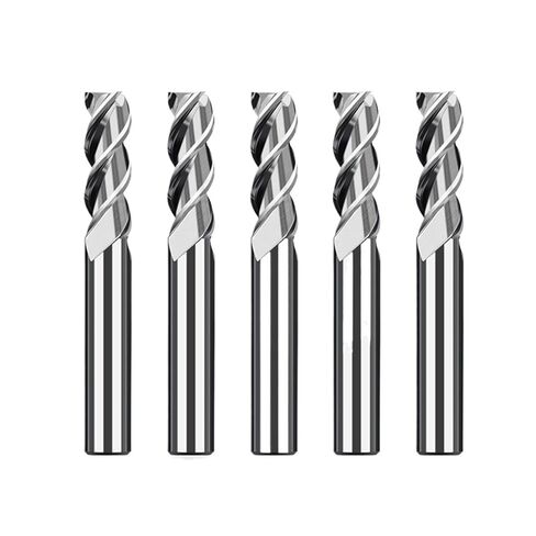 3 قطع طحن كربيد المزامير HRC45 / 55 أداة CNC لطحن نهاية التنغستن (D6xD6x75L) in Kuwait