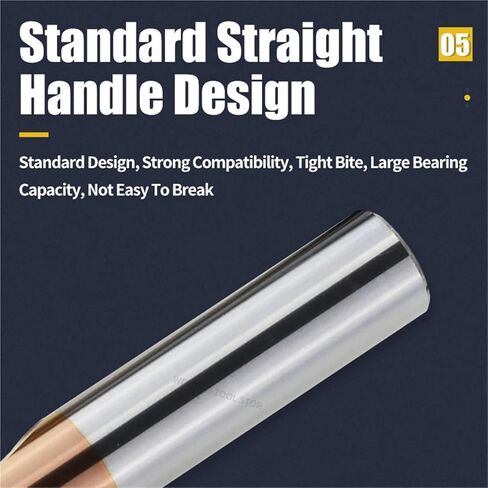 Ball Nose Carbide Milling Cutter Tungsten Metal CNC Router Bit Tools Machine Tool End Mills(R2.5xD5x50L) in Saudi Arabia