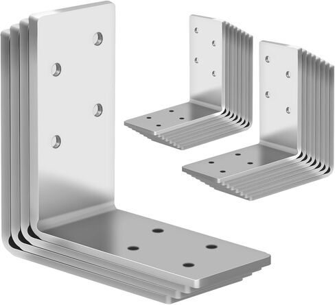 20 Pack L Brackets 3x3 for Wood, Framing Bracket, Heavy Duty Corner Brackets, Stainless Steel Corner Brace, 90 Degree Bracket, Angle Iron with Holes Outdoor in Saudi Arabia