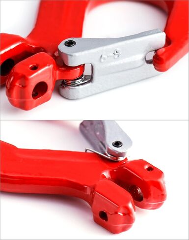 خطاف منزلق QWORK Clevis مع مزلاج، عبوة واحدة، 5/16 بوصة، حد تحميل 2470 رطل، درجة 80 من سبائك الصلب المطروق in Saudi Arabia
