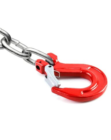 خطاف منزلق QWORK Clevis مع مزلاج، عبوة واحدة، 5/16 بوصة، حد تحميل 2470 رطل، درجة 80 من سبائك الصلب المطروق in Saudi Arabia