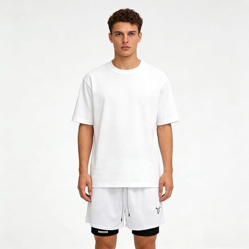 Men’s Athletic Running Shorts with Liner Double Layer Gym Workout Training Shorts for Fitness Running and Active Wear in Saudi Arabia