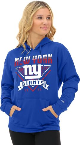 بلوفر بغطاء للرأس للسيدات من Zubaz NFL Teams مع بطانة بنمط الحمار الوحشي (X-Small - 3X-Large) in Saudi Arabia