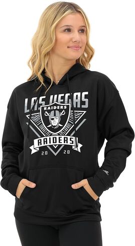 بلوفر بغطاء للرأس للسيدات من Zubaz NFL Teams مع بطانة بنمط الحمار الوحشي (X-Small - 3X-Large) in Saudi Arabia