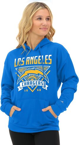 بلوفر بغطاء للرأس للسيدات من Zubaz NFL Teams مع بطانة بنمط الحمار الوحشي (X-Small - 3X-Large) in Saudi Arabia