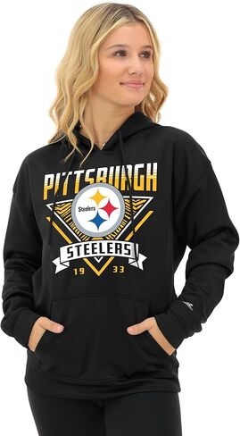 بلوفر بغطاء للرأس للسيدات من Zubaz NFL Teams مع بطانة بنمط الحمار الوحشي (X-Small - 3X-Large) in Saudi Arabia