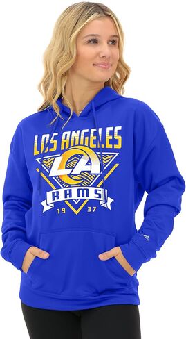 بلوفر بغطاء للرأس للسيدات من Zubaz NFL Teams مع بطانة بنمط الحمار الوحشي (X-Small - 3X-Large) in Saudi Arabia
