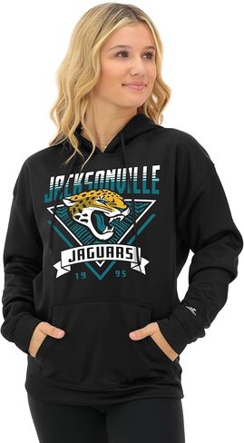 بلوفر بغطاء للرأس للسيدات من Zubaz NFL Teams مع بطانة بنمط الحمار الوحشي (X-Small - 3X-Large) in Saudi Arabia