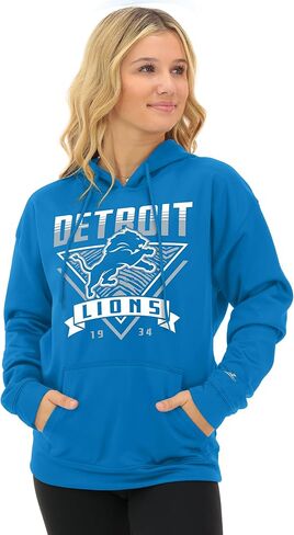 بلوفر بغطاء للرأس للسيدات من Zubaz NFL Teams مع بطانة بنمط الحمار الوحشي (X-Small - 3X-Large) in Saudi Arabia