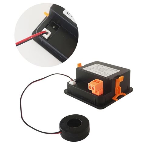 مقياس فولت رقمي تيار متردد 50-500 فولت 120 أمبير، تردد تيار الجهد 3 في 1، لوحة مقياس الفولتميتر، جهاز اختبار جهد التيار الكهربائي مع محول تيار in Kuwait