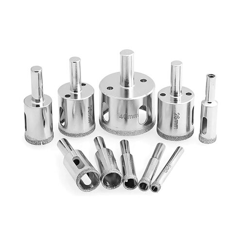 Diamond Punch Integrated Steel Glass Drill Bit Tile Wall Marble Punch Electroplated Bit Glass Hole Opener(7mm) in Saudi Arabia
