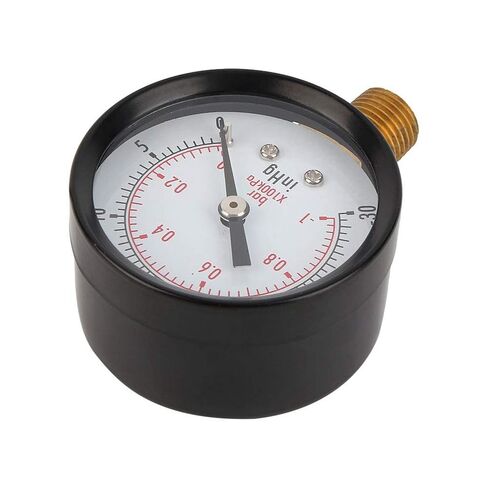 YWBL-WH Vacuum Pressure 2 Inch Dial with Copper Alloy Movement for Air Compressor Water Oil Gas NPT Lower Mount -20C to 60C Temperature Range in Saudi Arabia