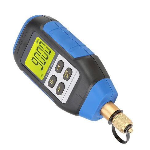 VMV1 Digital Vacuum Gauge Meter with Large Backlit Display 4 Unit Measurements Portable Design for HVAC Professionals and Industrial Use 14.5x6x3cm in Saudi Arabia