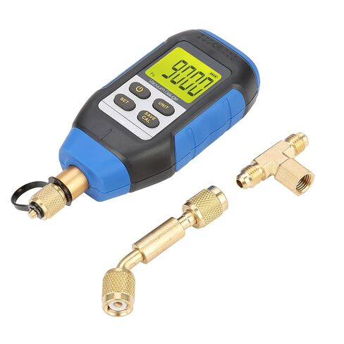 VMV1 Digital Vacuum Gauge Meter with Large Backlit Display 4 Unit Measurements Portable Design for HVAC Professionals and Industrial Use 14.5x6x3cm in Saudi Arabia