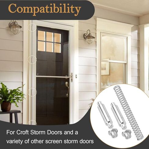 K 5131 مجموعة دبابيس مفصلات باب العاصفة لأبواب كروفت العاصفة وأبواب العاصفة الأخرى المصنوعة من الألومنيوم، 4 عبوات in Kuwait