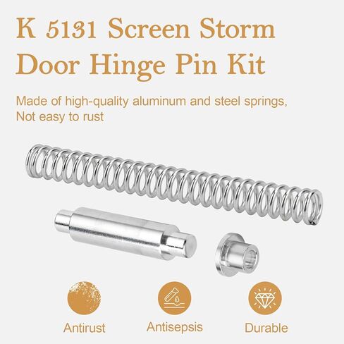 K 5131 مجموعة دبابيس مفصلات باب العاصفة لأبواب كروفت العاصفة وأبواب العاصفة الأخرى المصنوعة من الألومنيوم، 4 عبوات in Kuwait