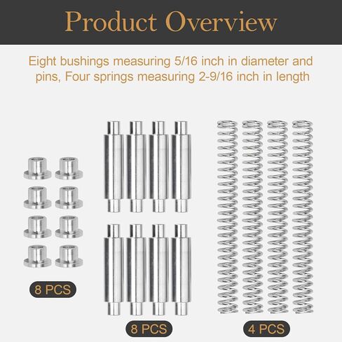 K 5131 مجموعة دبابيس مفصلات باب العاصفة لأبواب كروفت العاصفة وأبواب العاصفة الأخرى المصنوعة من الألومنيوم، 4 عبوات in Kuwait