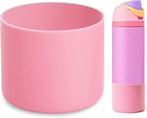 حذاء واقٍ من السيليكون لـ Owala FreeSip، Twist & Flip 24oz 32oz 40oz - كم سفلي بارتفاع ممتد لتوفير أقصى حماية من الانبعاجات - ملحقات قاعدة مضادة للانزلاق وتقليل الضوضاء in Saudi Arabia