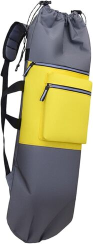 Skateboard Backpack Drawstring Closure Organizer Lightweight Rucksack with Adjustable Straps for Skating Outdoor Activities in Saudi Arabia