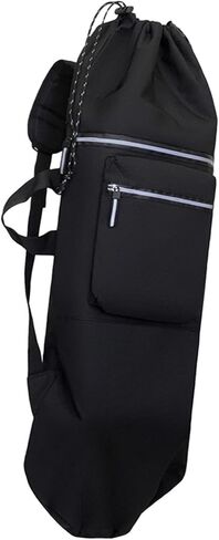 Skateboard Backpack Drawstring Closure Organizer Lightweight Rucksack with Adjustable Straps for Skating Outdoor Activities in Saudi Arabia