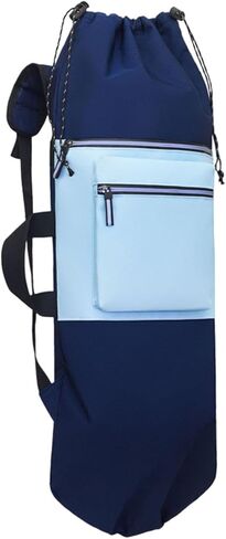 Skateboard Backpack Drawstring Closure Organizer Lightweight Rucksack with Adjustable Straps for Skating Outdoor Activities in Saudi Arabia