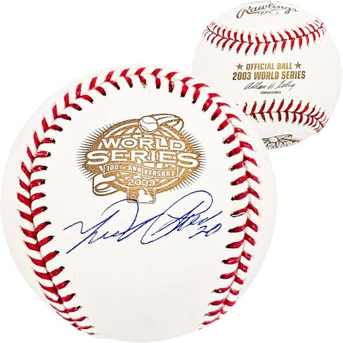 Miguel Cabrera Autographed Official 2003 World Series Logo Baseball Detroit Beckett BAS Witness Stock #212233 in Saudi Arabia