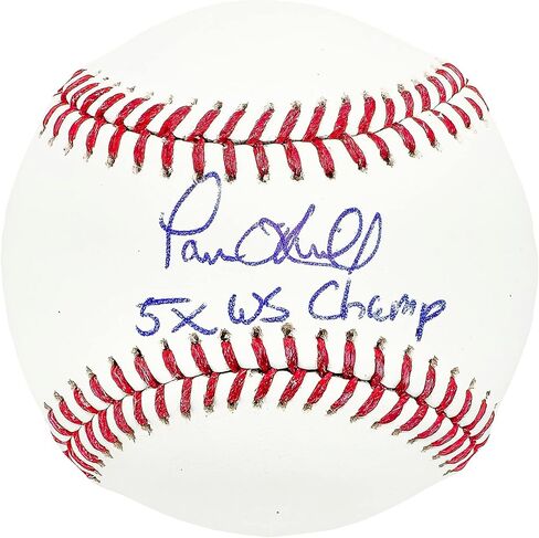 Paul O'Neill Autographed Official M.L.B Baseball New York "5x WS Champs" Beckett BAS Witness Stock #212675 in Saudi Arabia
