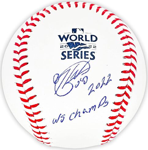 هيكتور نيريس موقع رسميًا 2022 World Series M.L.B Baseball Astros "2022 WS Champions" Beckett BAS Witness Stock #215407 in Saudi Arabia