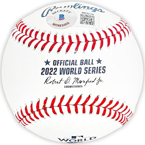 هيكتور نيريس موقع رسميًا 2022 World Series M.L.B Baseball Astros "2022 WS Champions" Beckett BAS Witness Stock #215407 in Saudi Arabia