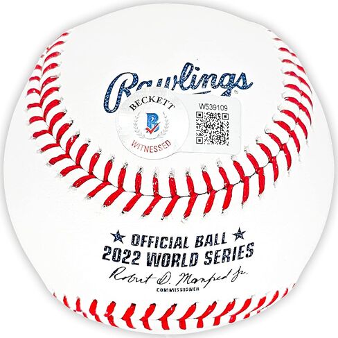 هيكتور نيريس موقع رسميًا 2022 World Series M.L.B Baseball Astros "2022 WS Champions" Beckett BAS Witness Stock #215407 in Saudi Arabia