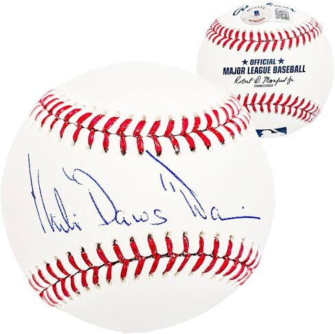Chili Davis Autographed Official M.L.B Baseball New York "Dawg" Beckett BAS Witness Stock #212248 in Saudi Arabia