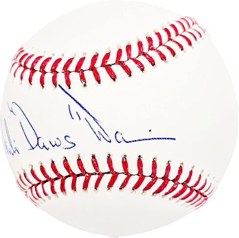 Chili Davis Autographed Official M.L.B Baseball New York "Dawg" Beckett BAS Witness Stock #212248 in Saudi Arabia