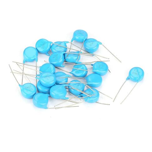 20pcs Ceramic Capacitor Kit, 20KV 1nF 0.001uF 1000pF 102 High Voltage Ceramic Capacitor Kit for Electronic Accurate Instruments in Saudi Arabia