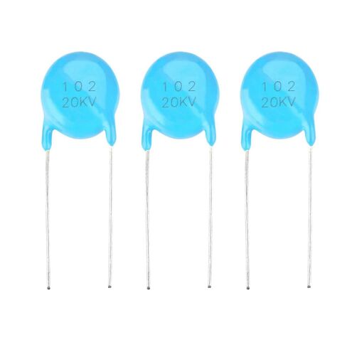 20pcs Ceramic Capacitor Kit, 20KV 1nF 0.001uF 1000pF 102 High Voltage Ceramic Capacitor Kit for Electronic Accurate Instruments in Saudi Arabia